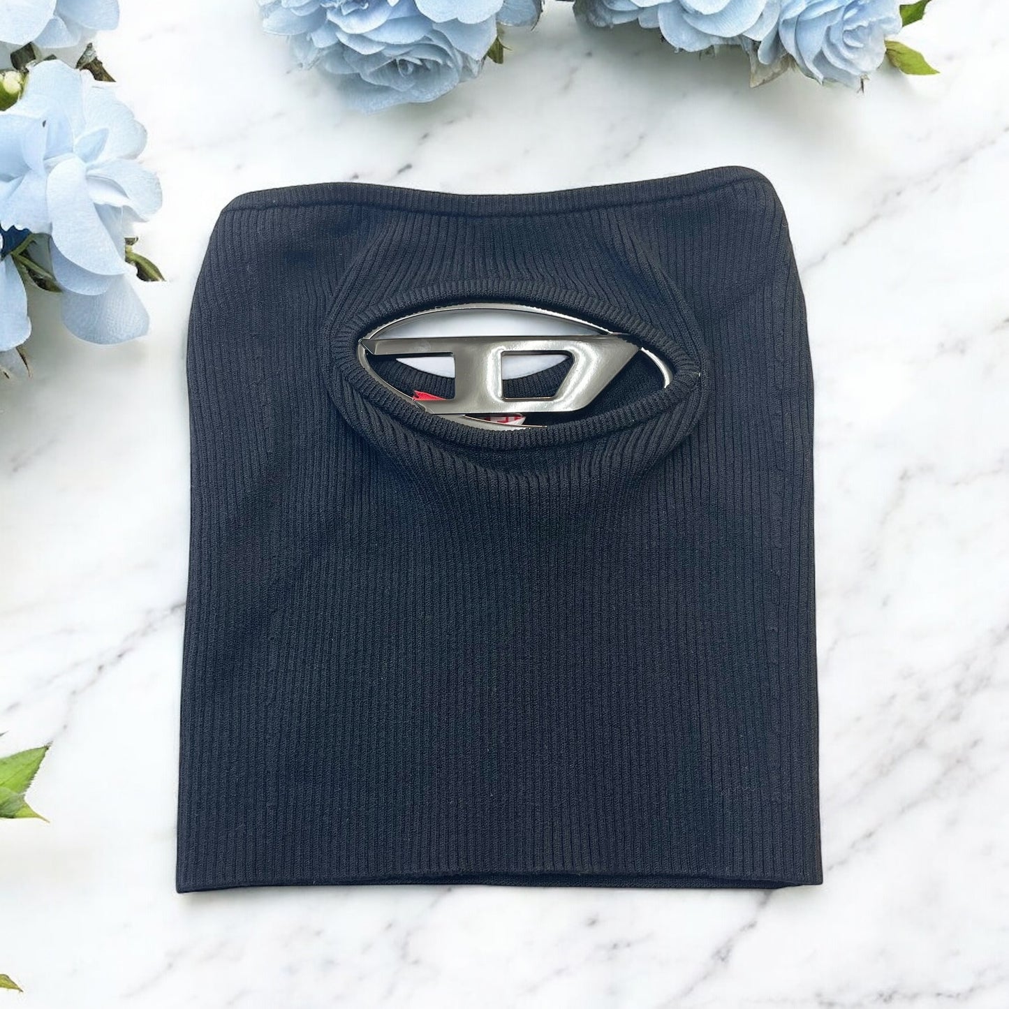 美品✨ディーゼル Dプレート トップス ブラック