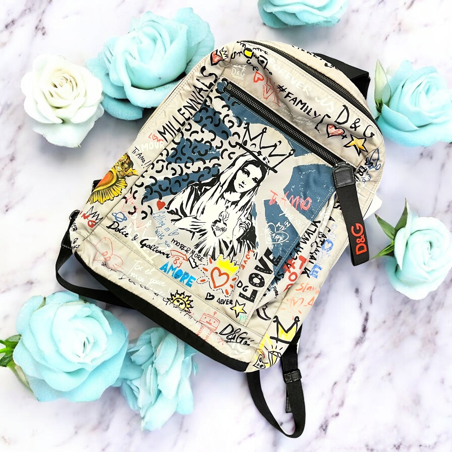 極美品✨ドルチェアンドガッパーナ ボディバック ホワイト