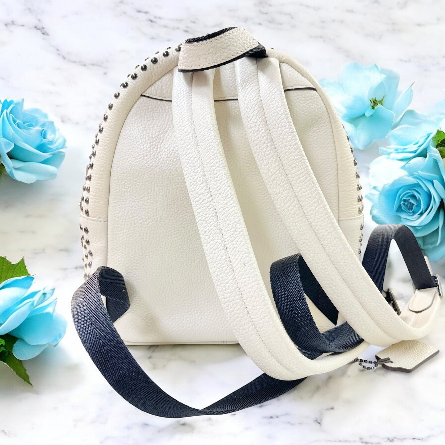 極美品✨コーチ スタッズ リュック バックパック アイボリー