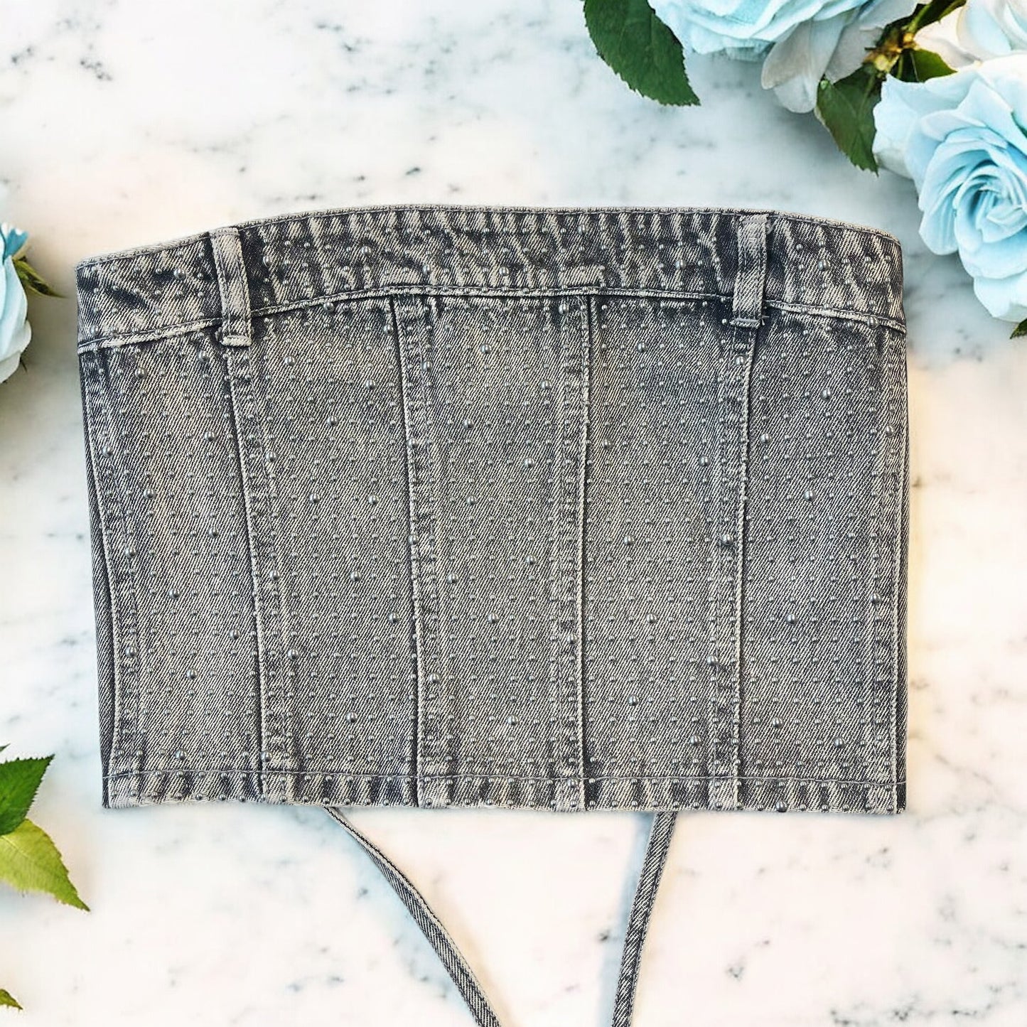 美品✨ダーリッチ デニム セットアップ グレー