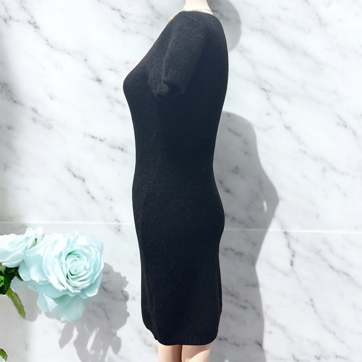 極美品✨アレキアンダーワング ストレッチ ニット ミニワンピース ブラック