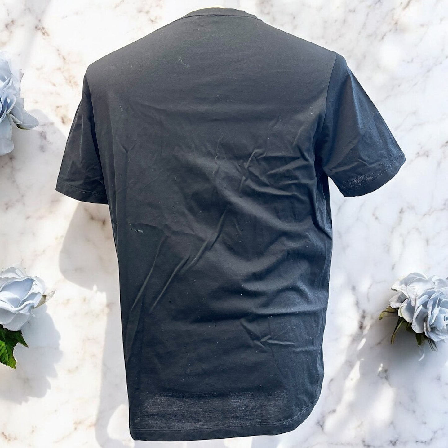 美品✨プラダ 胸ポケット コットン Tシャツ ブラック