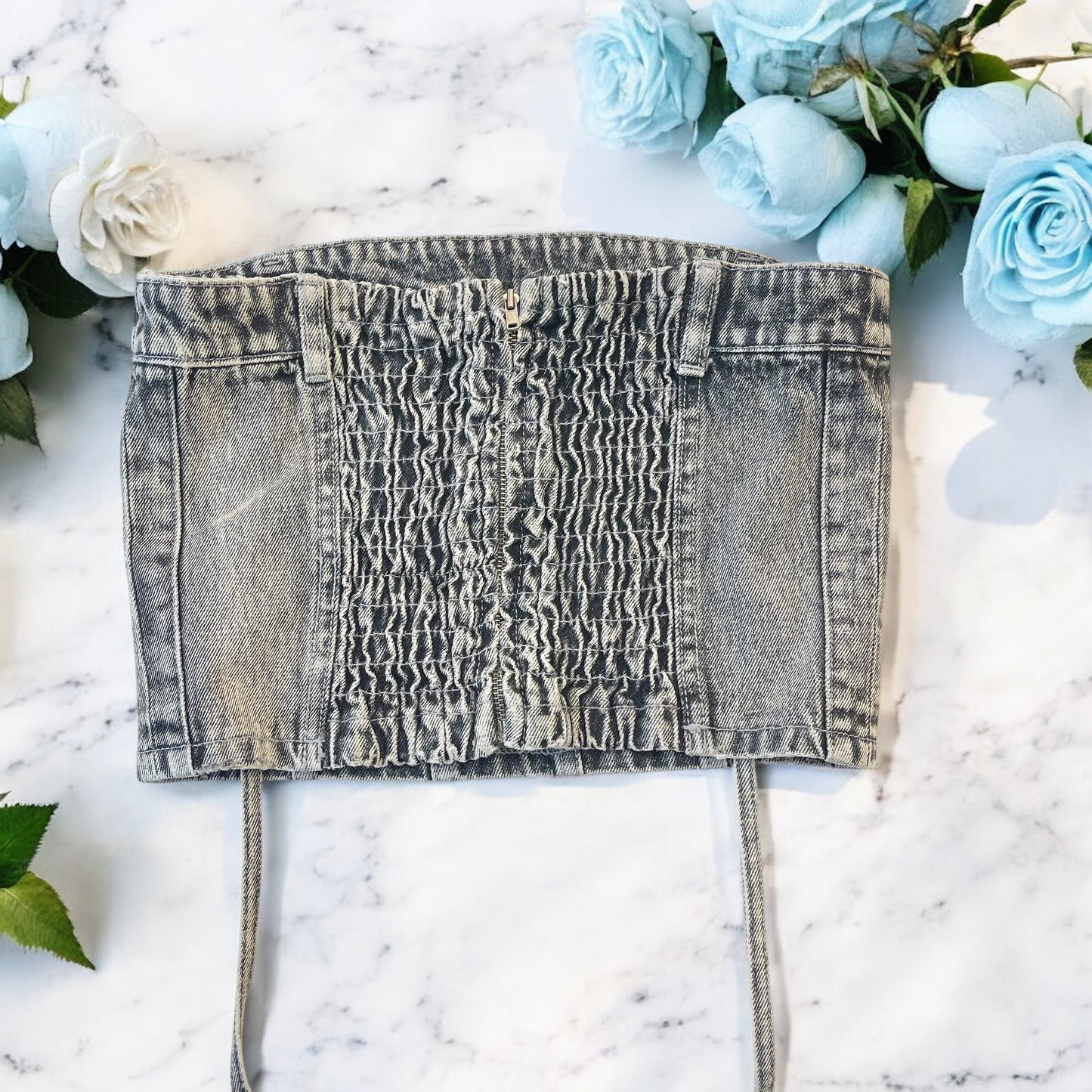 美品✨ダーリッチ デニム セットアップ グレー