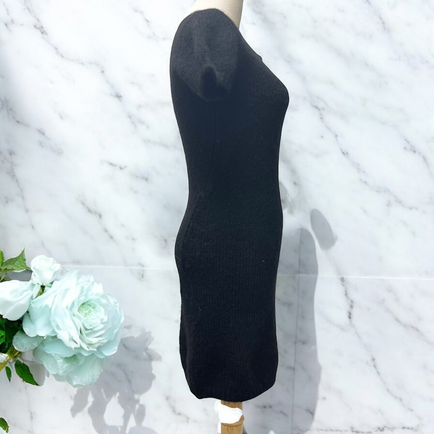 極美品✨アレキアンダーワング ストレッチ ニット ミニワンピース ブラック