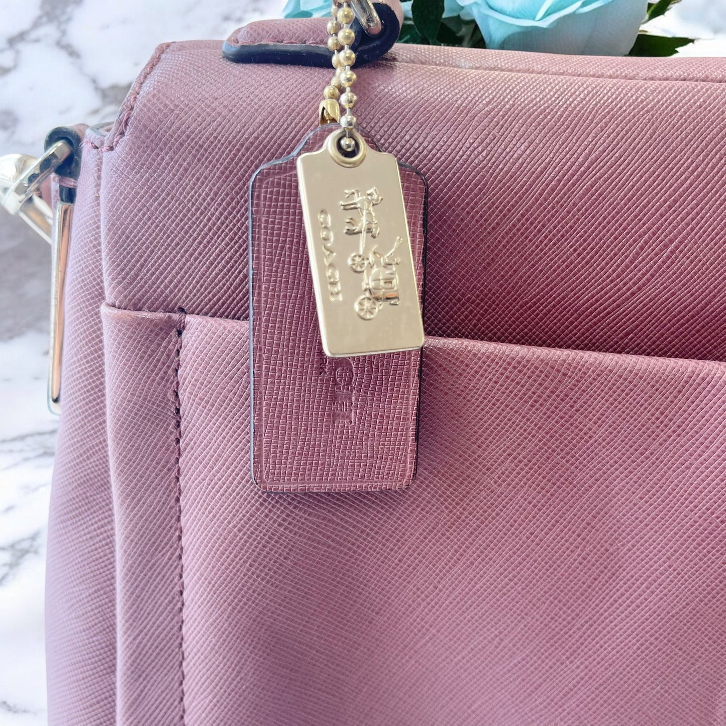 良品✨コーチ レザー 2way ショルダーバック ピンク