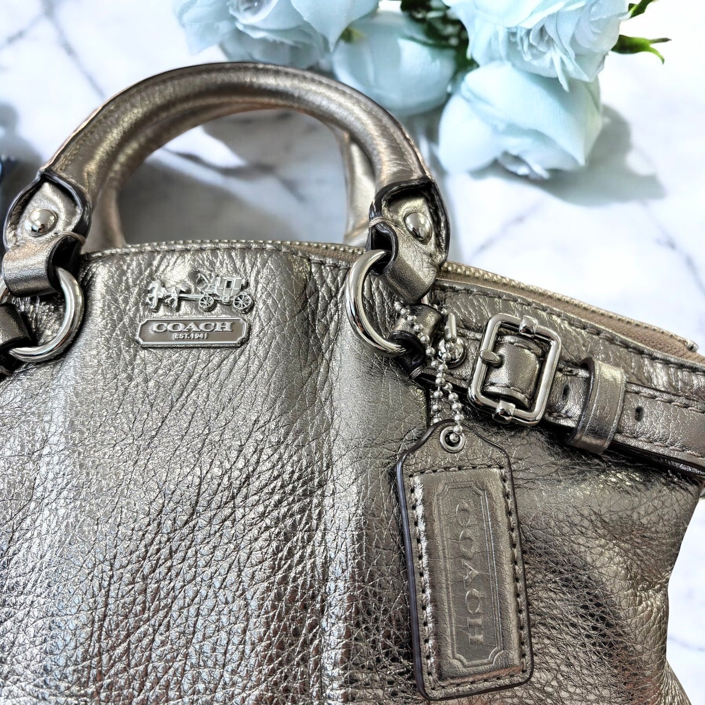 美品✨コーチ マディソン サッチェル 2way ショルダーバック ゴールド