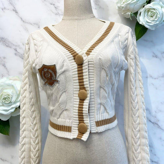 美品✨ダーリッチ ニットカーディガン ホワイト