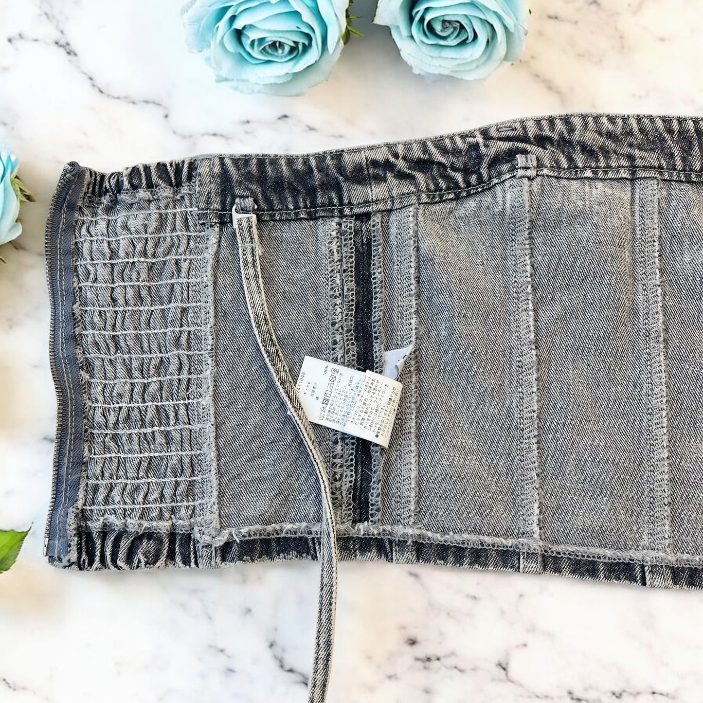 美品✨ダーリッチ デニム セットアップ グレー