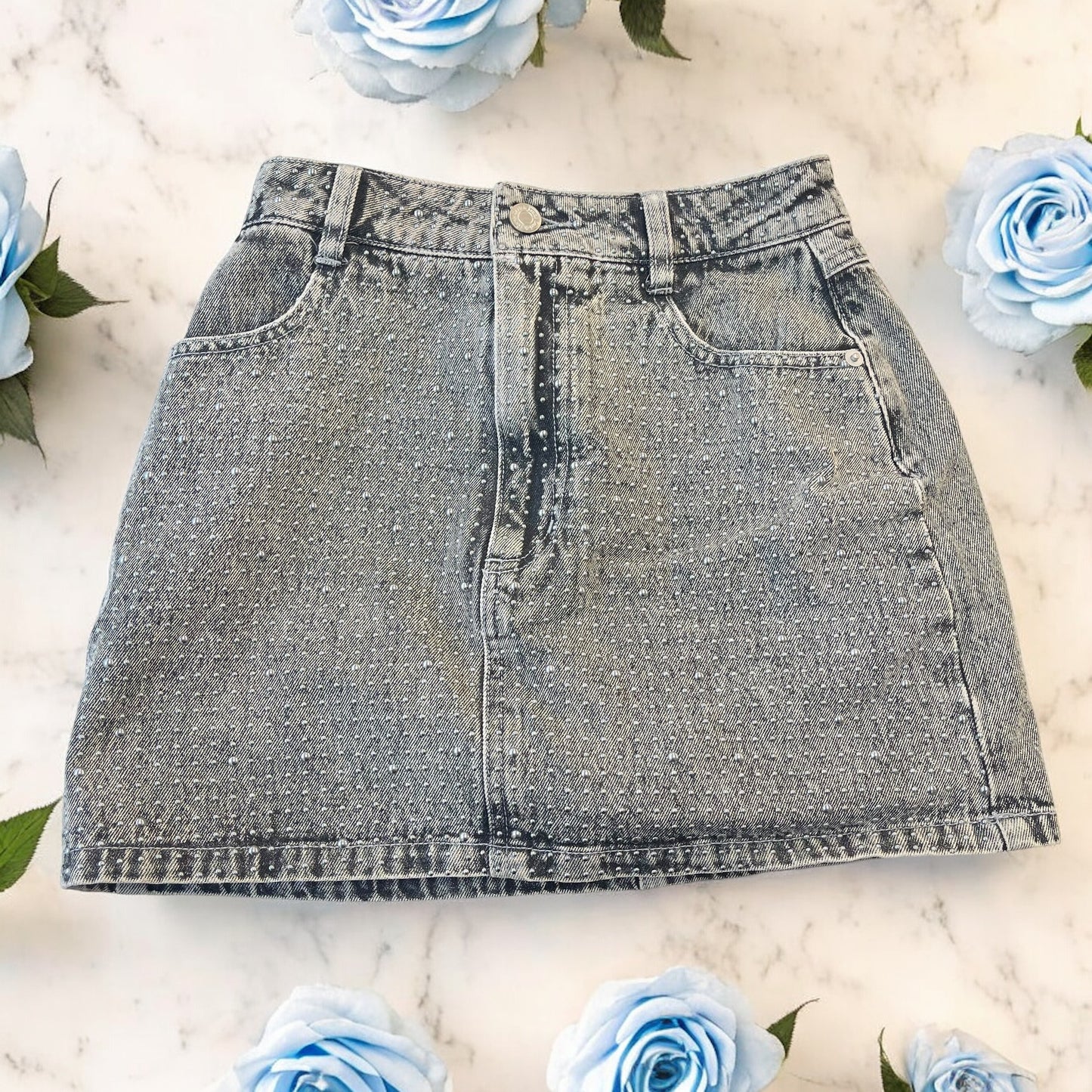 美品✨ダーリッチ デニム セットアップ グレー