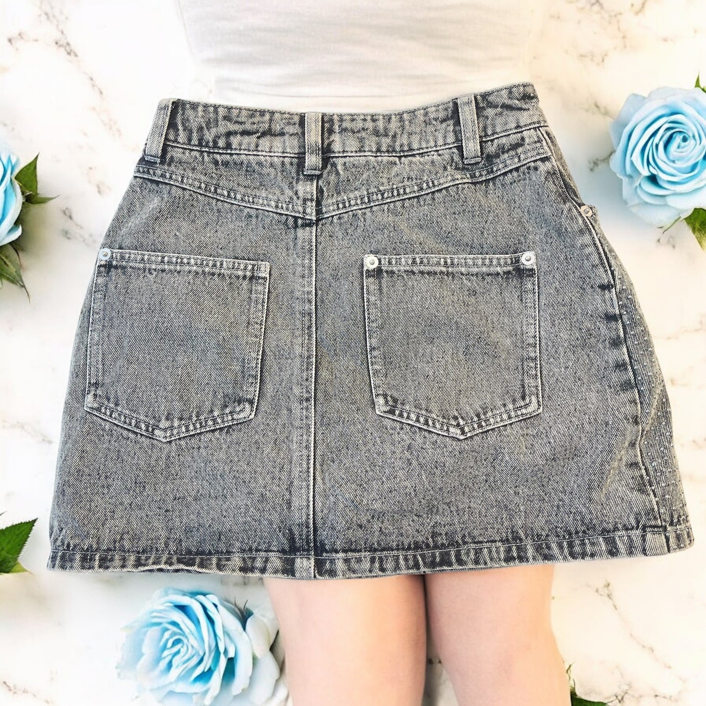 美品✨ダーリッチ デニム セットアップ グレー